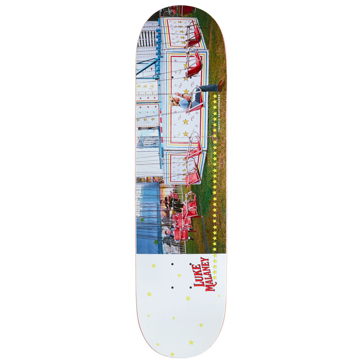 Traffic Luke Malaney Swinger Skateboard Deck - 8.25