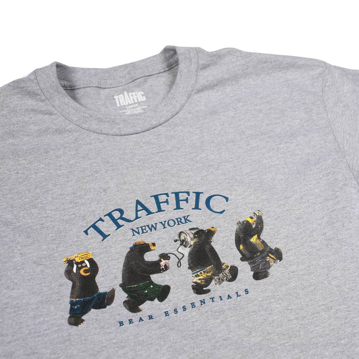 Traffic Bear Essentials T-Shirt - Heather image 2