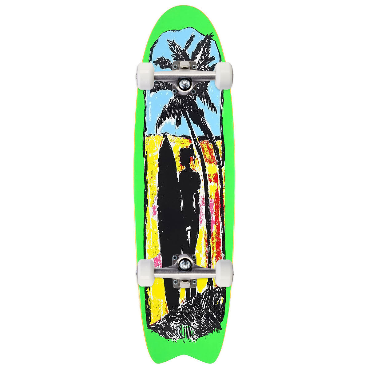 WKND x Oblivion Sunset SD Surf Skateboard Complete - 8.60