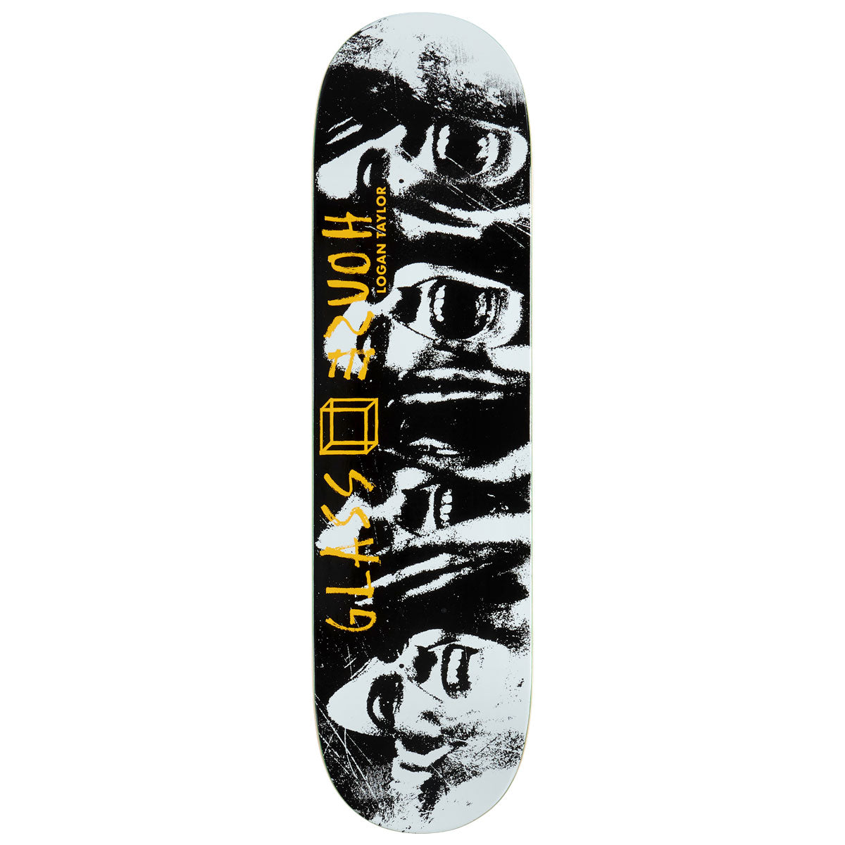 Glass House Taylor Possessed Skateboard Deck - White - 8.50