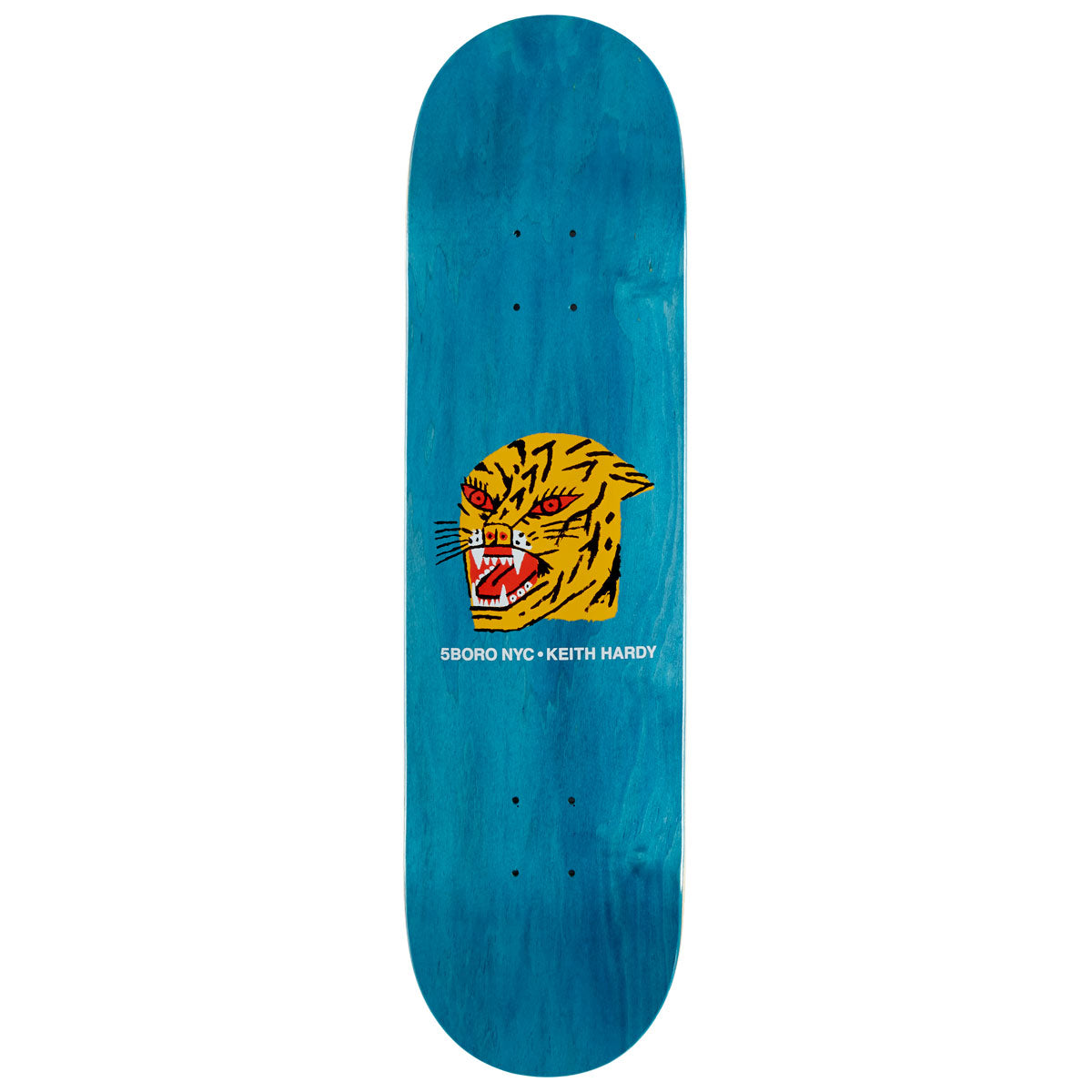 5Boro Keith Hardy Pro Skateboard Deck - Blue Stain - 8.25