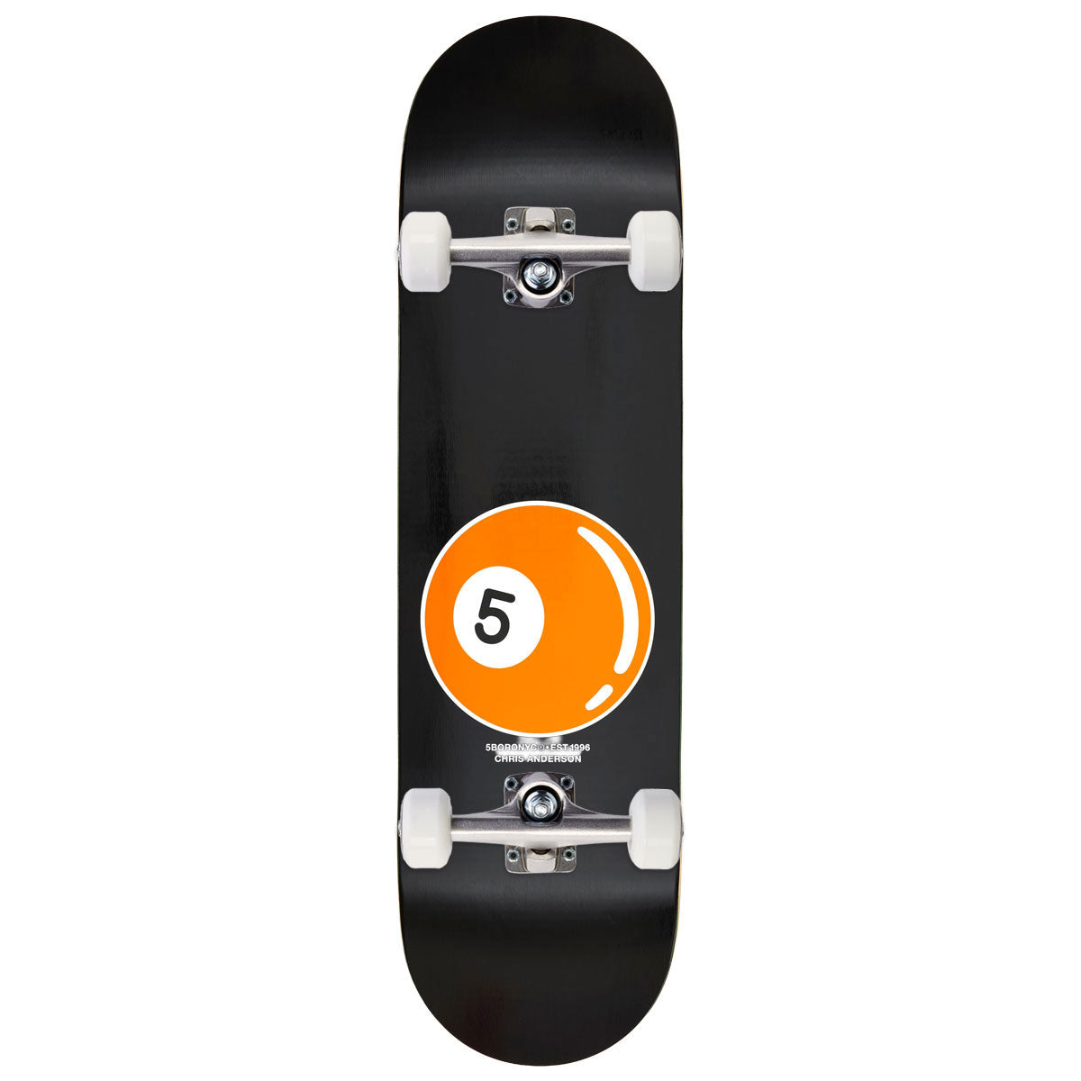 5Boro 5Ball Chris Anderson Skateboard Complete - 8.50
