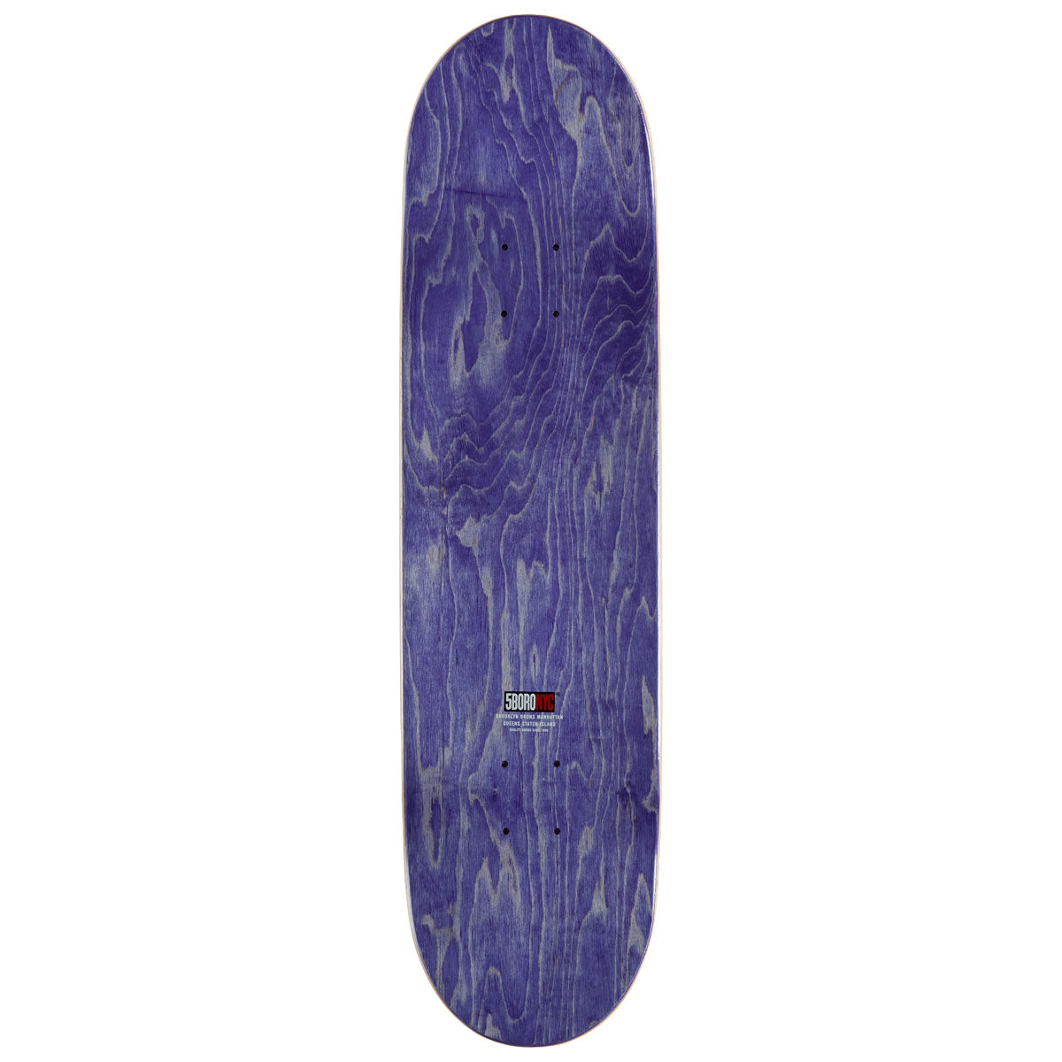 5Boro Cinco Barrios Skateboard Deck - Black - 8.25