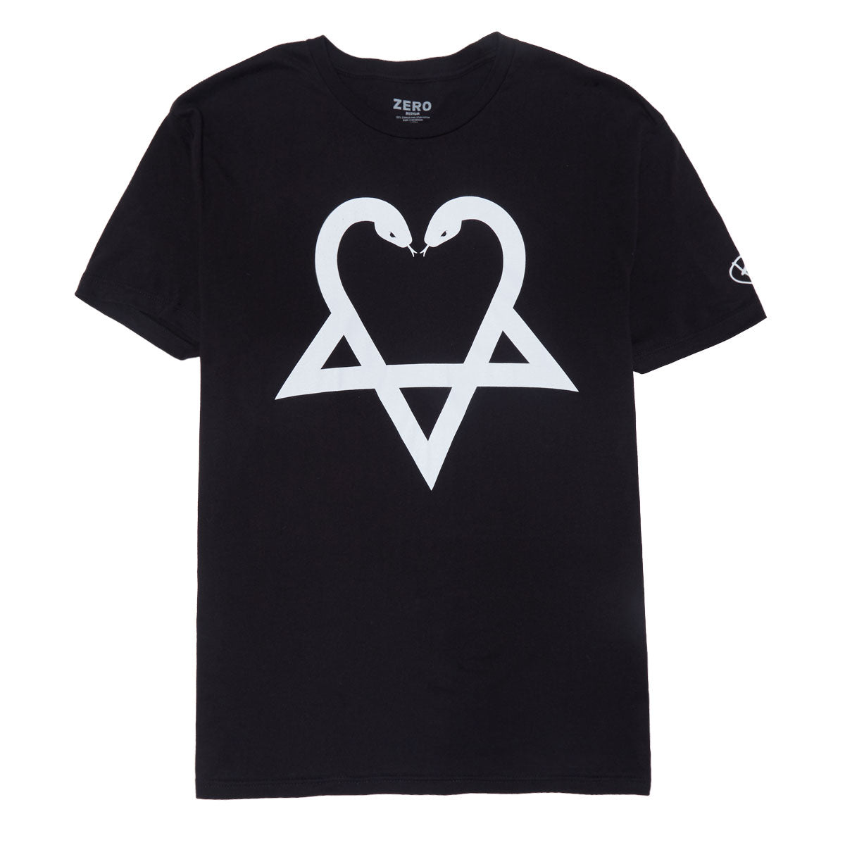 Zero x Bam Heart Big T-Shirt - Black image 1