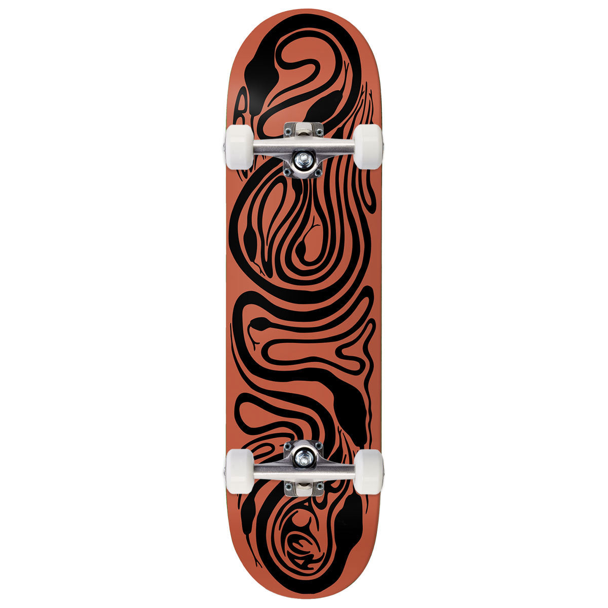 Baker Rowan Zorilla Brain Rabies Skateboard Complete - 8.125