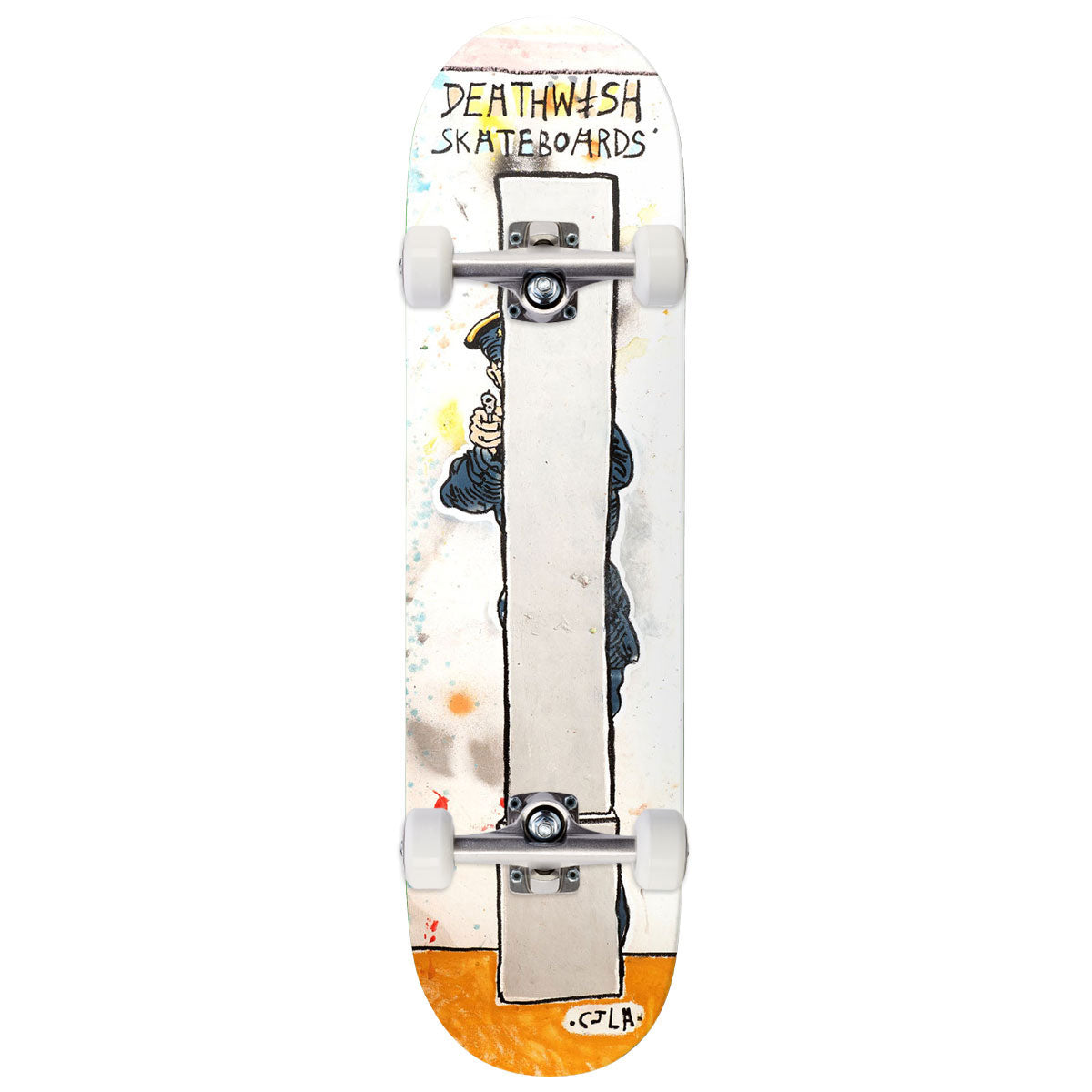 Deathwish Yuri Facchini Take Cover Skateboard Complete - 8.38