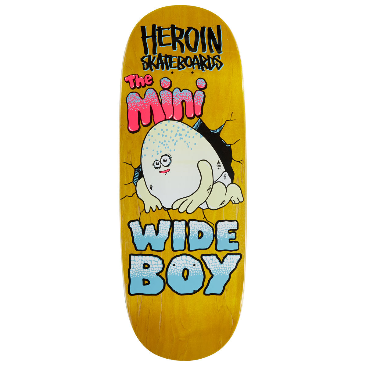 Heroin Mini Wide Boy Skateboard Deck - 10.50