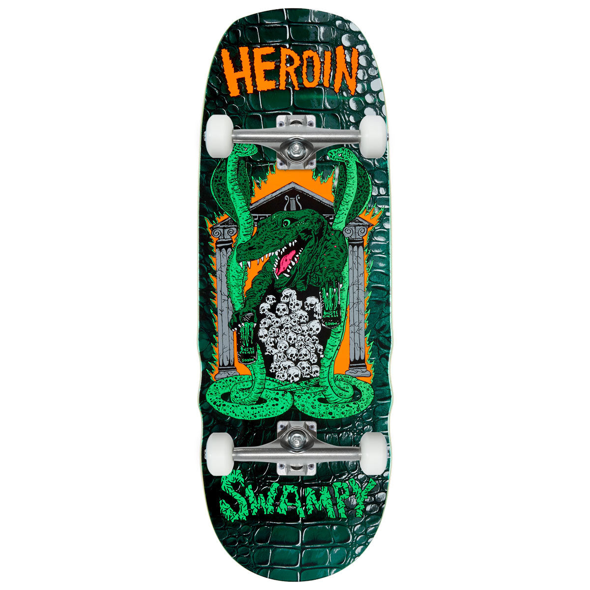Heroin Swampy Knock Off Skateboard Complete - 10.60