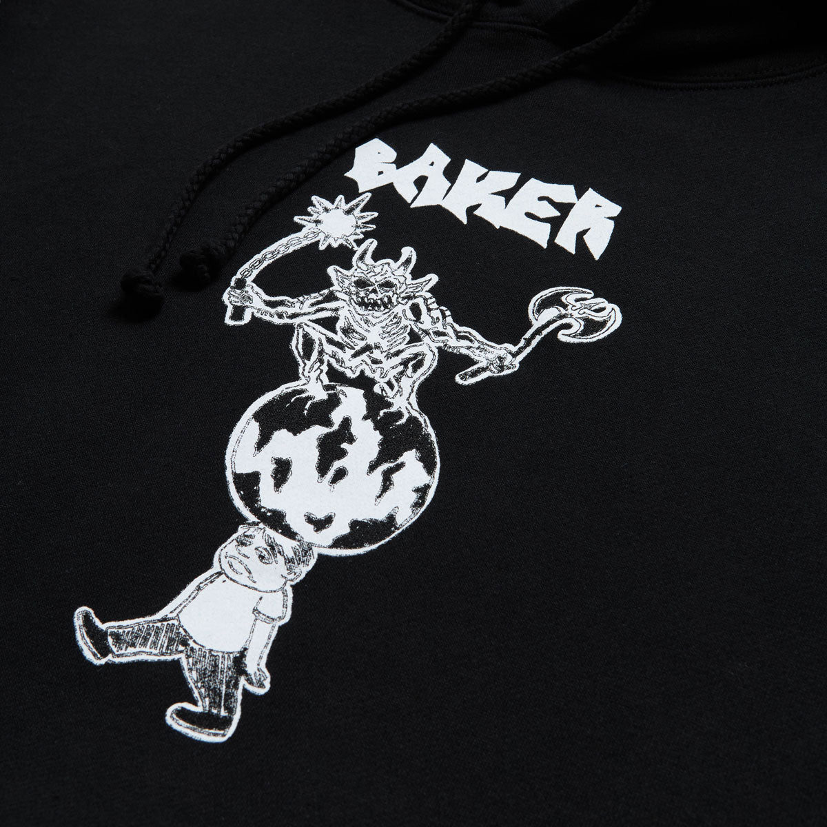Baker World Crusher Hoodie - Black image 2
