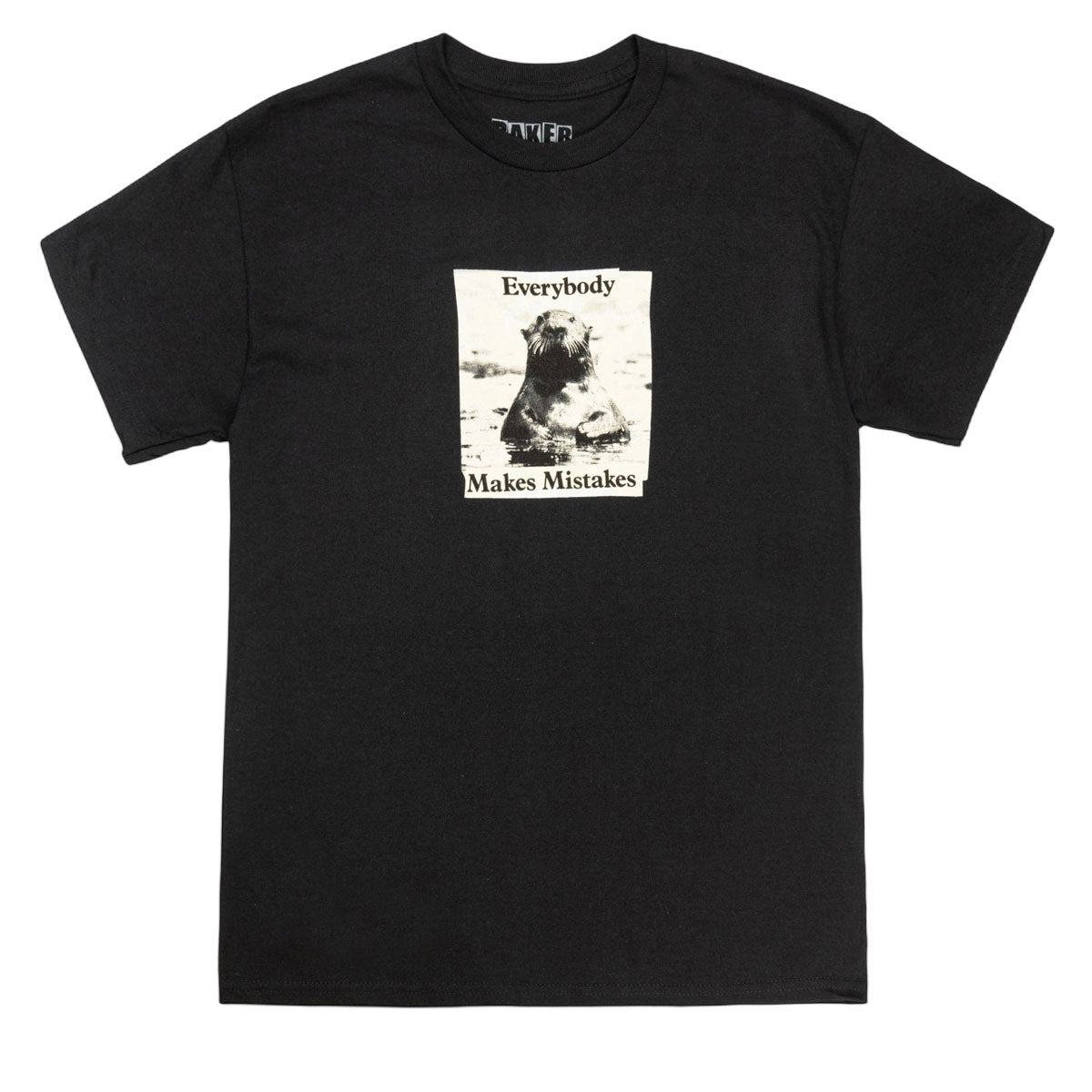 Baker Everybody Makes Mistakes T-Shirt - Black image 1