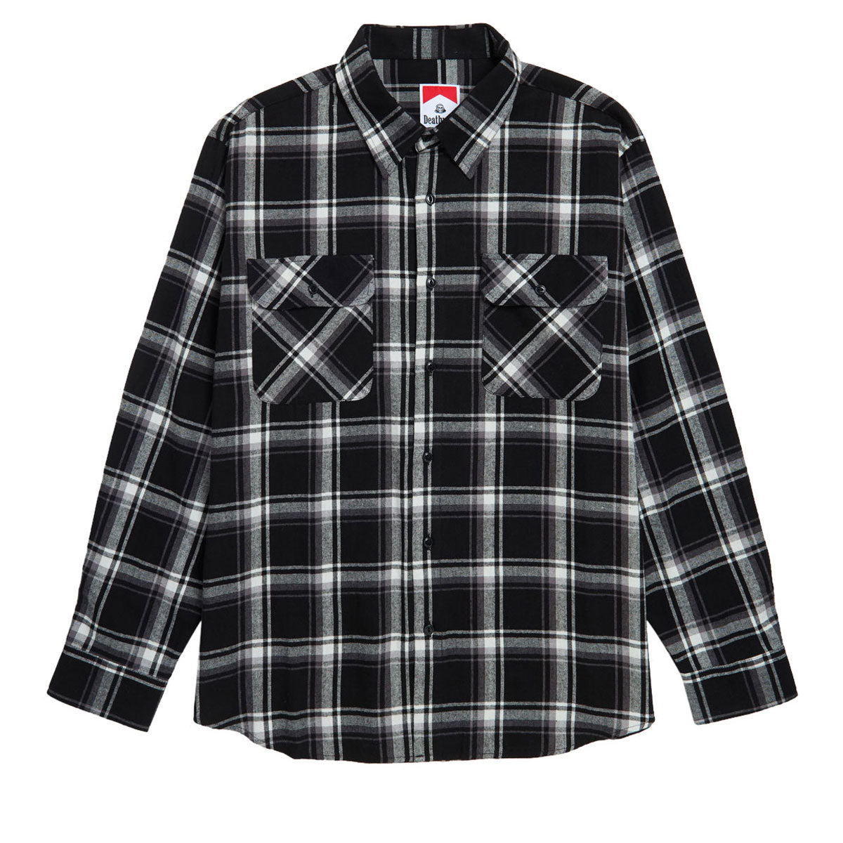 Deathwish Classic Flannel Shirt - Black/White image 1