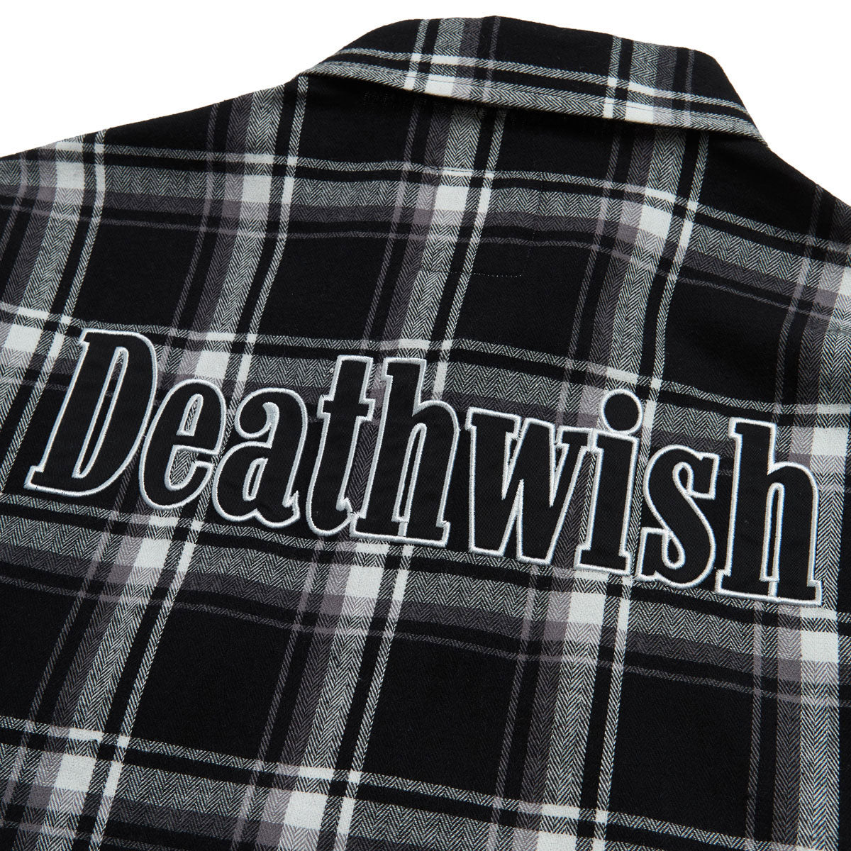 Deathwish Classic Flannel Shirt - Black/White image 3