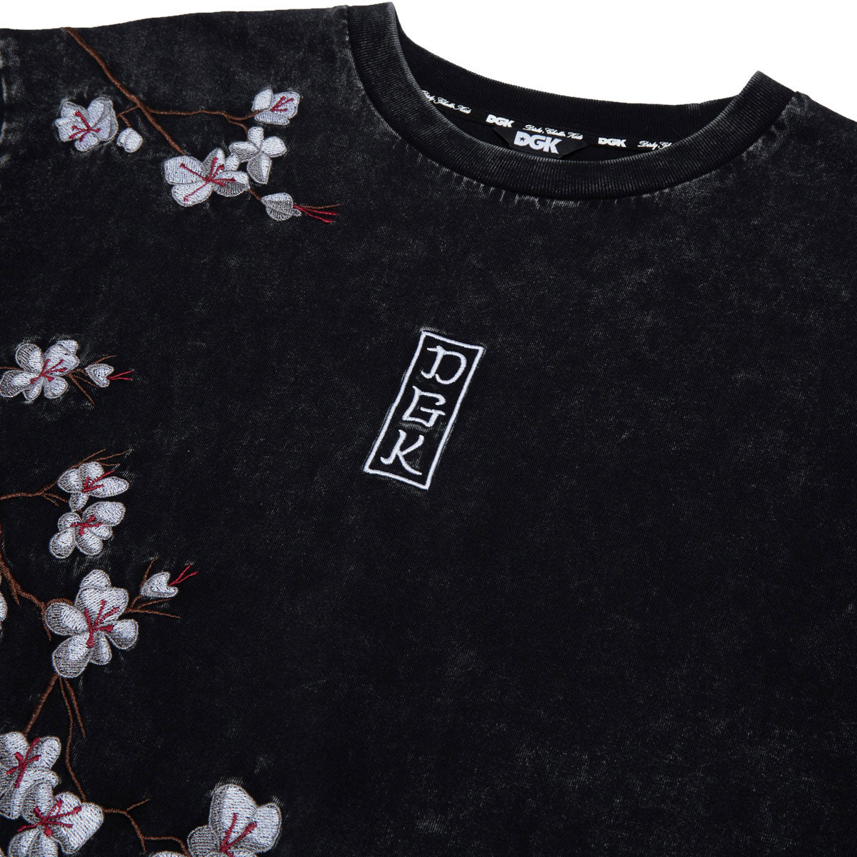 DGK Midnight Knit T-Shirt - Washed Black image 3