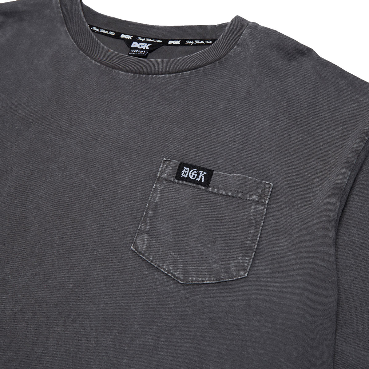 DGK Bones Knit T-Shirt - Washed Gray image 3