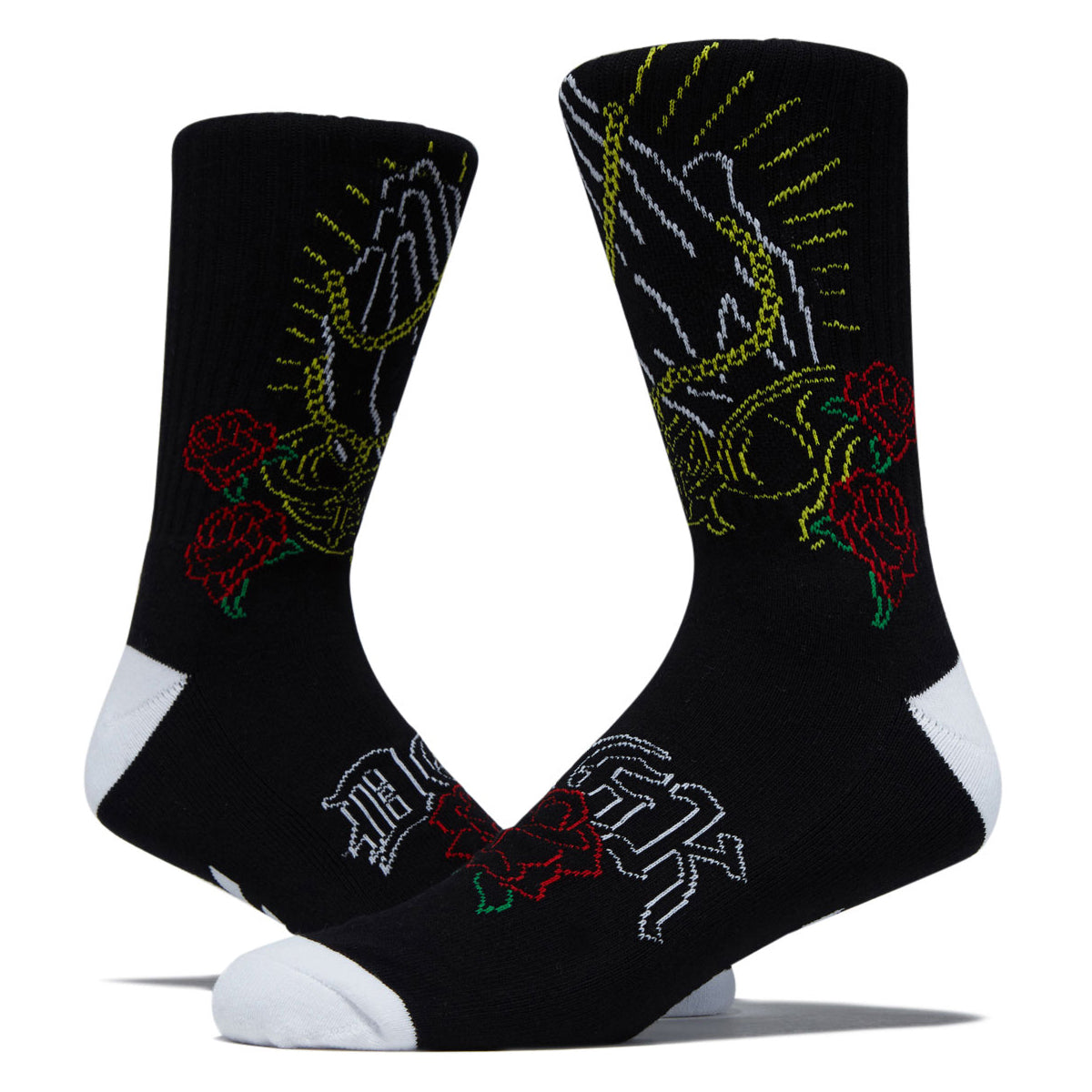 DGK Deus Socks - Black image 2