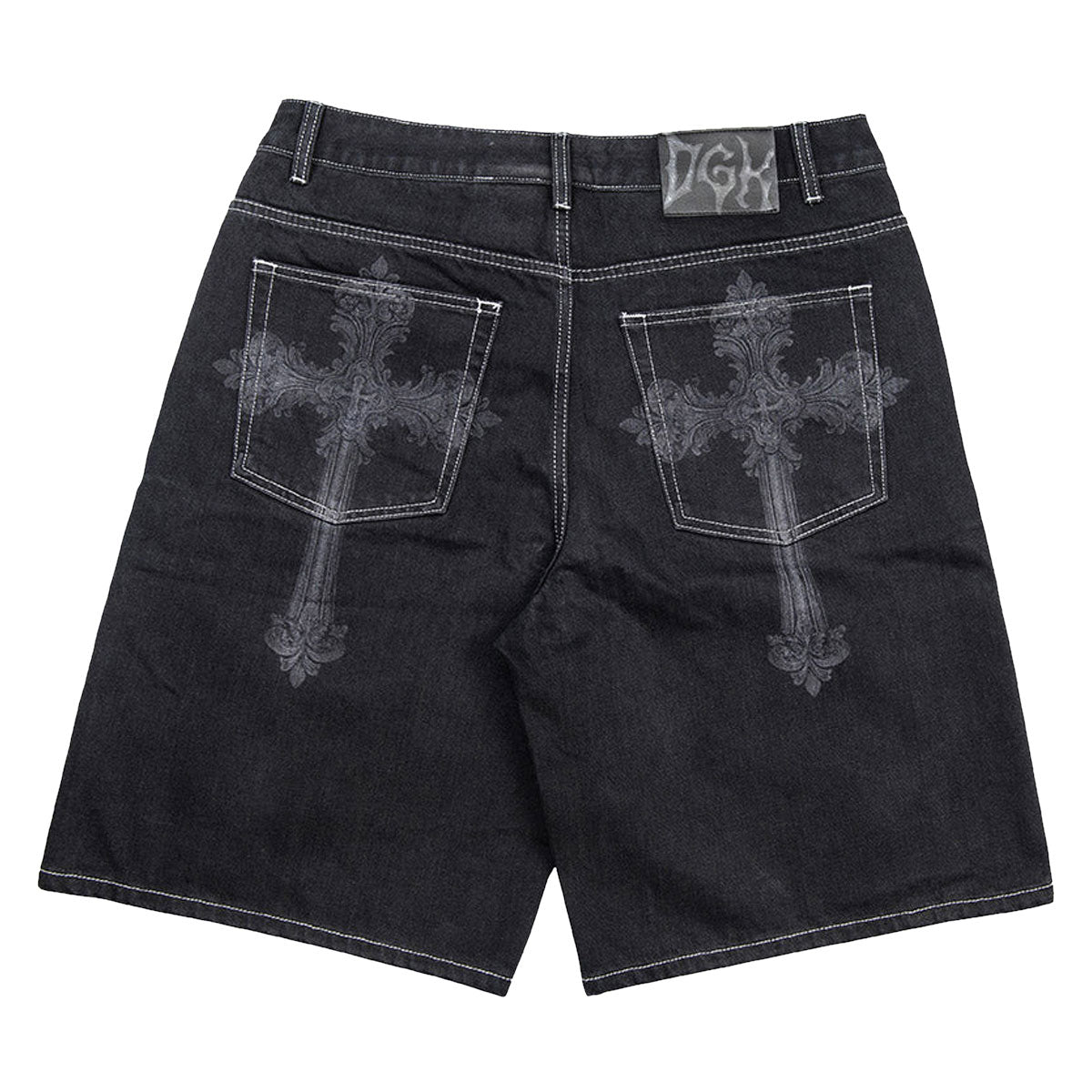 DGK Sovereign Denim Shorts - Washed Black image 2