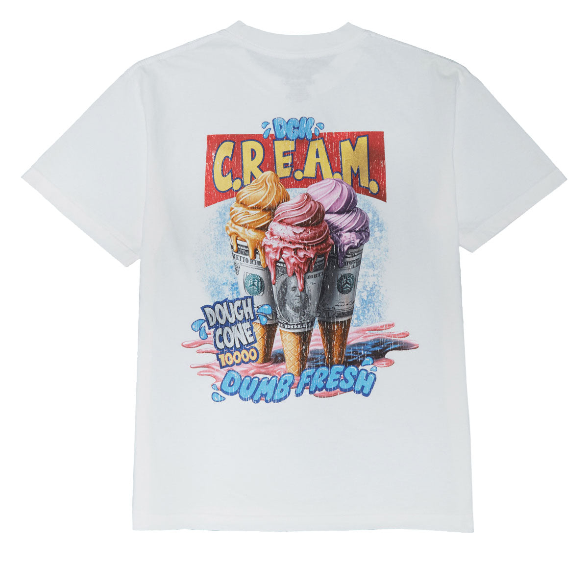 DGK Dough Cone Boxy T-Shirt - White image 2