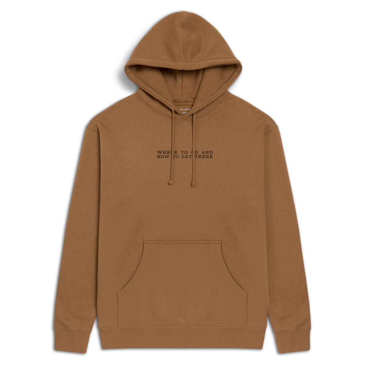 CCS x Zanereti Where To Go Hoodie - Saddle image 1