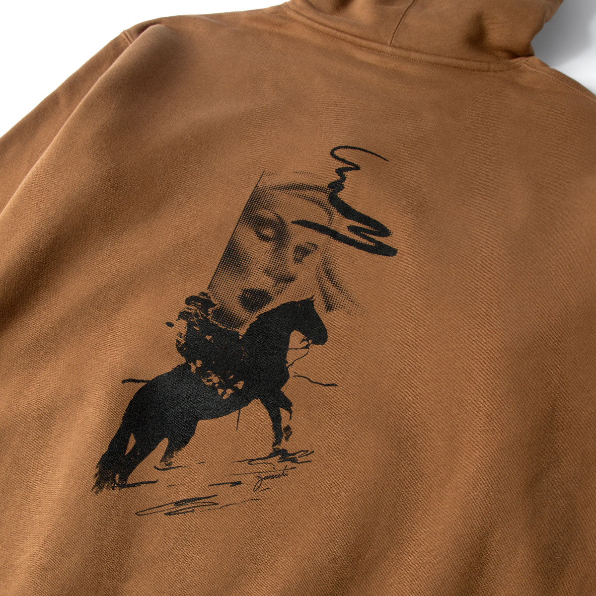 CCS x Zanereti Where To Go Hoodie - Saddle image 4