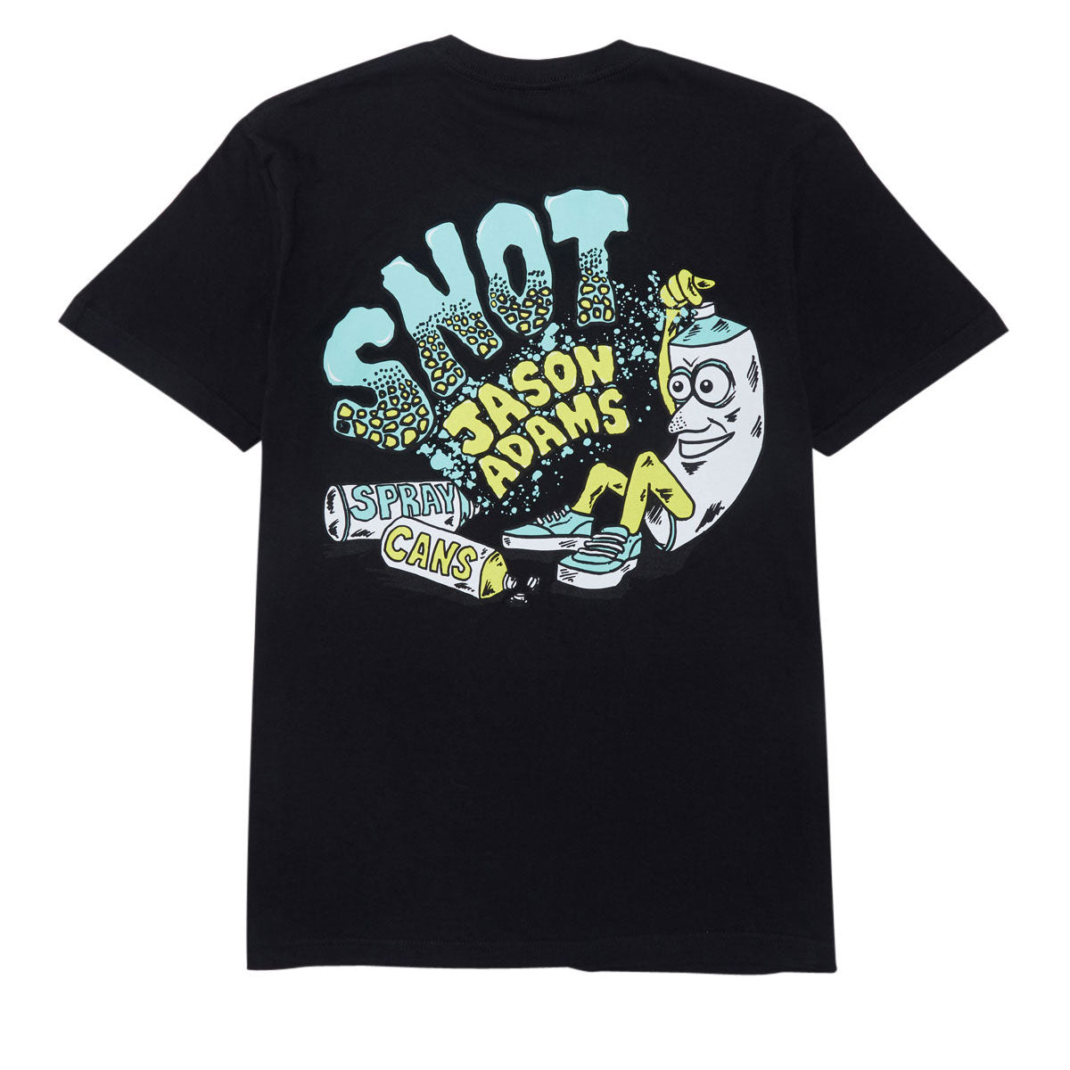 Snot Spray Can T-Shirt - Black image 1