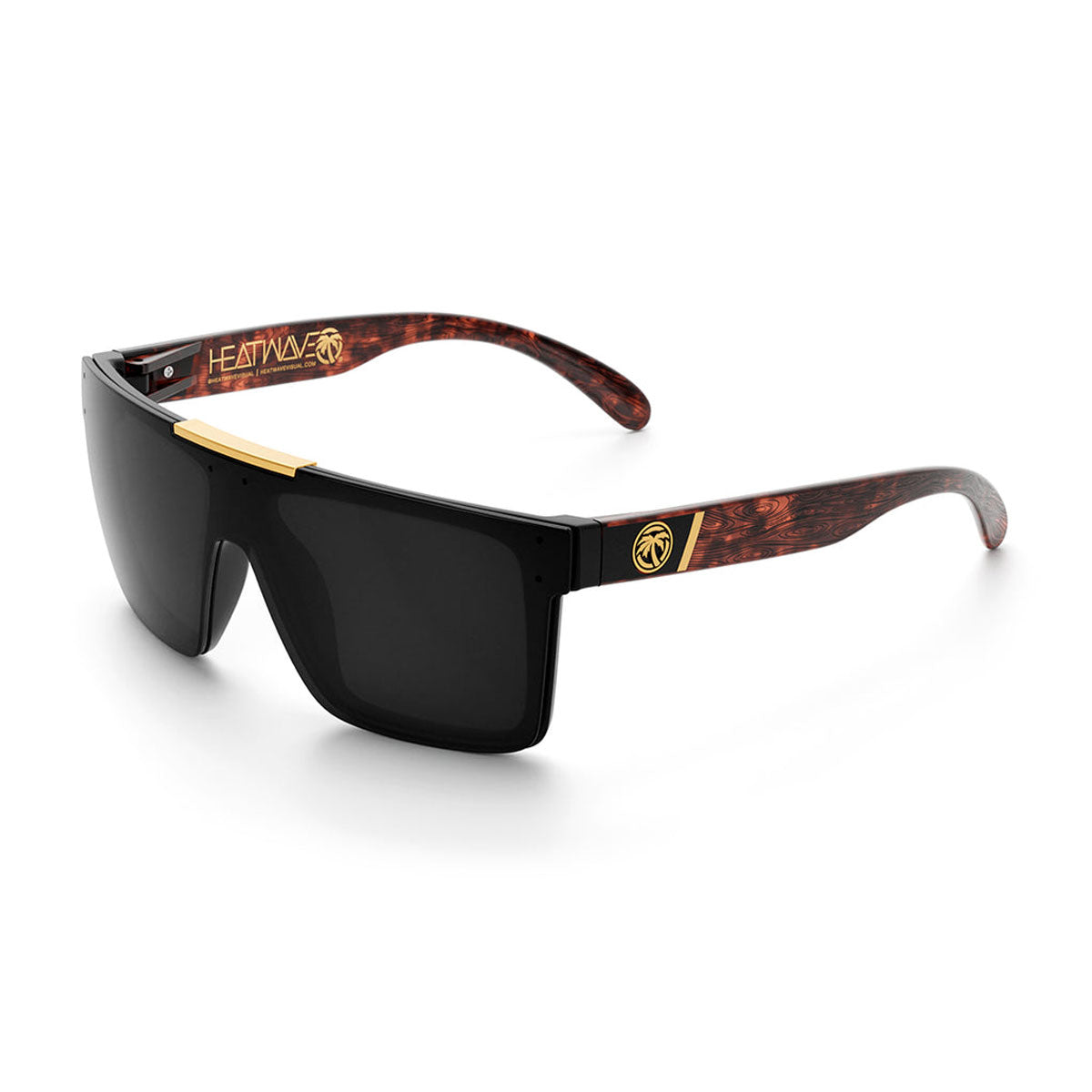 Heat Wave Visual Quatro Sunglasses - Woodgrain image 3