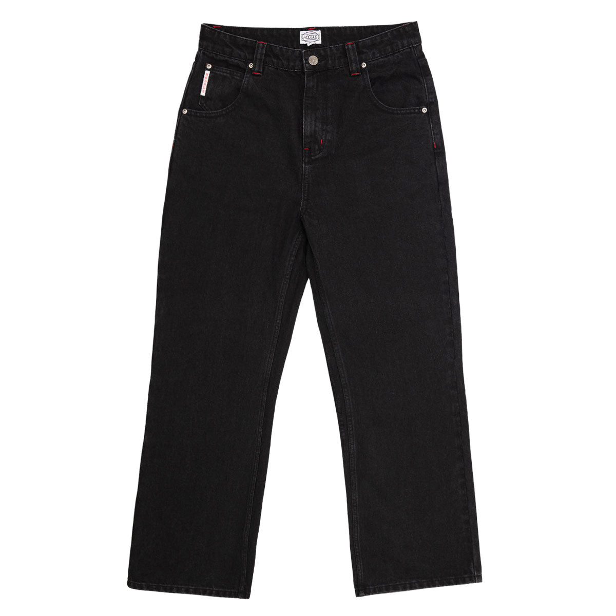 Hoddle Routine Straight Cut Jeans - Black image 1