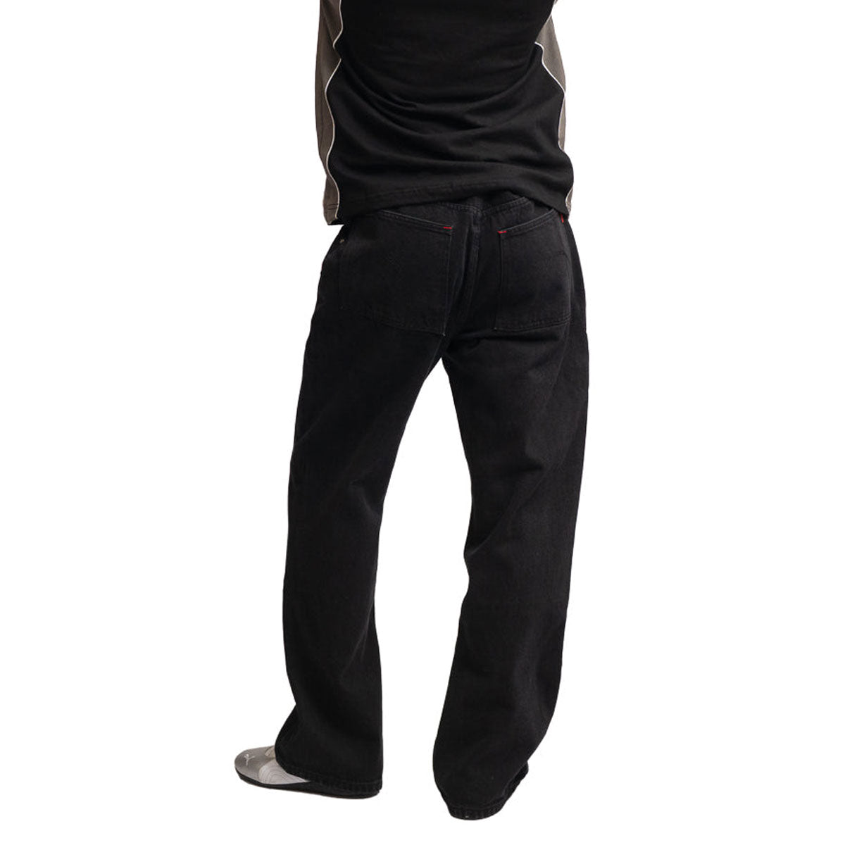 Hoddle Routine Straight Cut Jeans - Black image 4