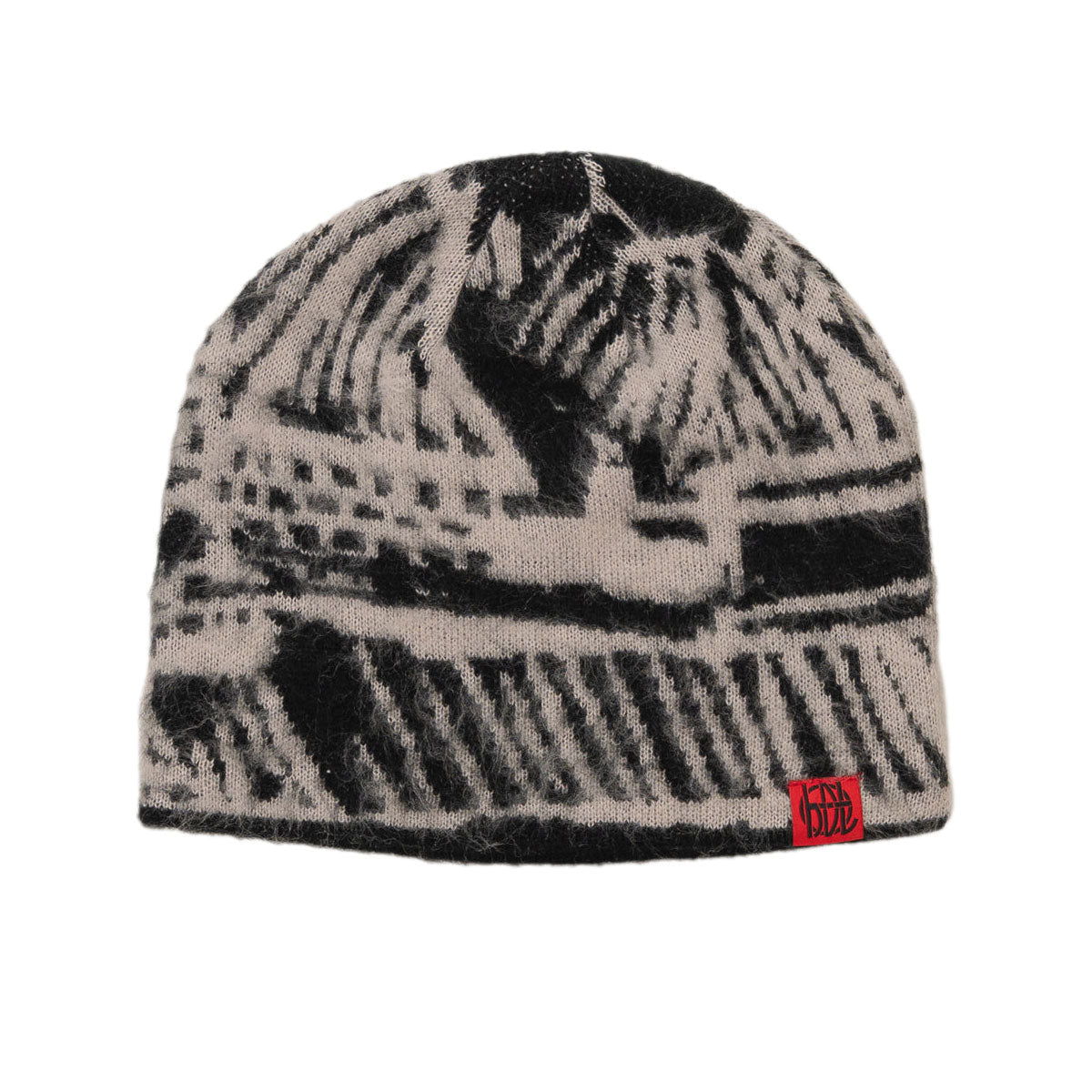 Hoddle Mohair Landscape Beanie - Black image 1