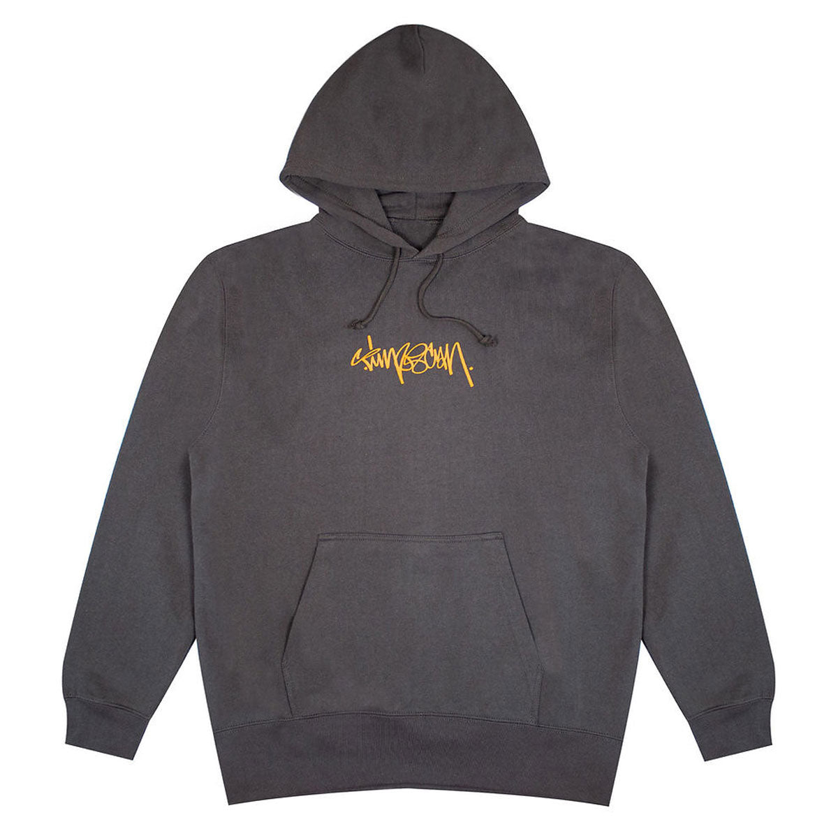 Timescan Script Logo Hoodie - Washed Black image 1