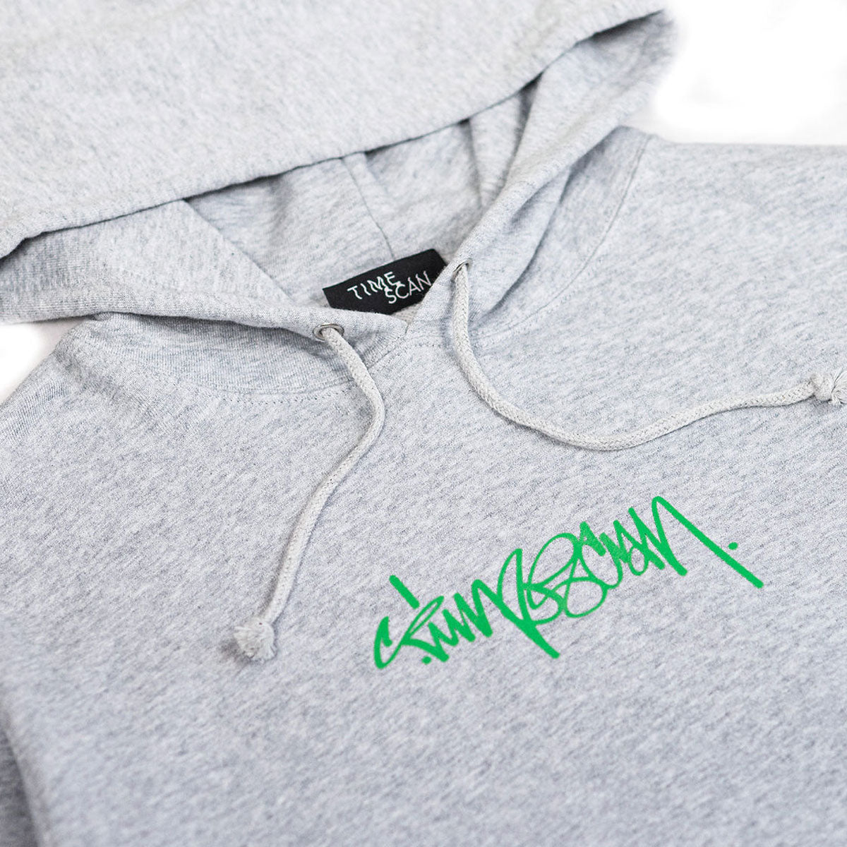 Timescan Script Logo Hoodie - Ash image 2