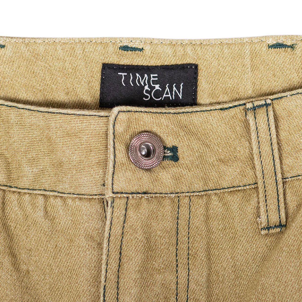 Timescan Relaxed Denim Jeans - Khaki image 4