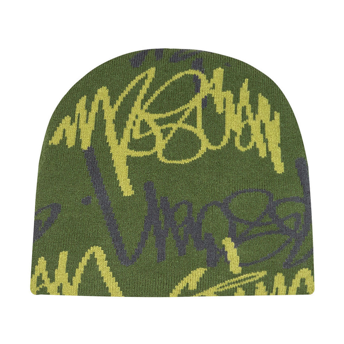Timescan Script Camo Reversible Beanie - Concrete/Woodland image 2