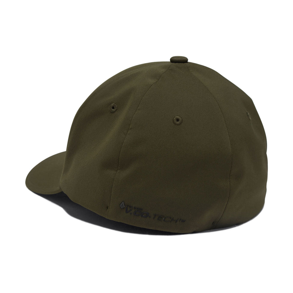 Volcom Stone Tech Flexfit Delta Hat - Squadron Green image 2