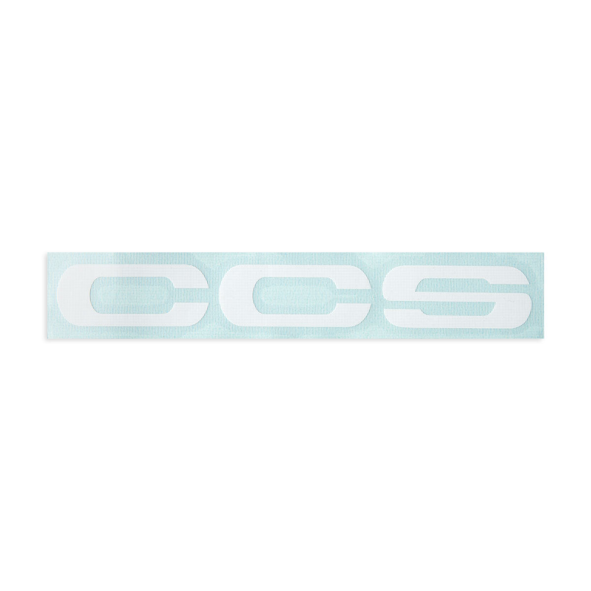 CCS New Logo Decal Sticker - White - 6
