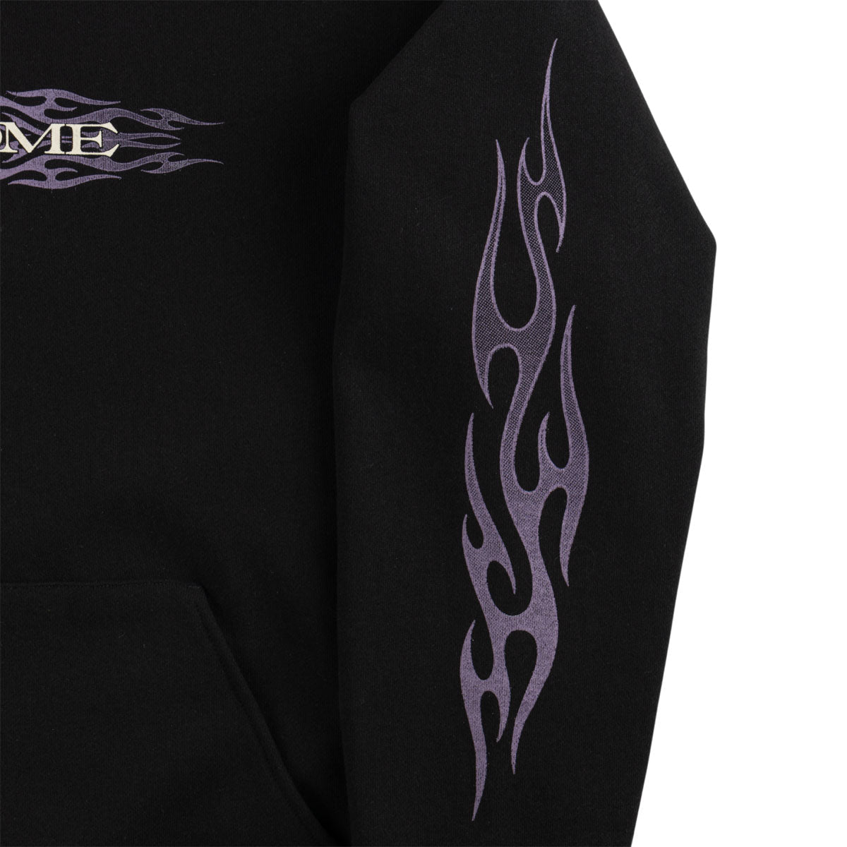 Welcome Brevity Hoodie - Black/Purple image 2