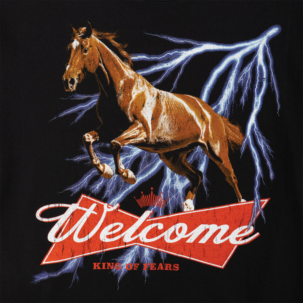 Welcome King Of Fears T-Shirt - Black image 2