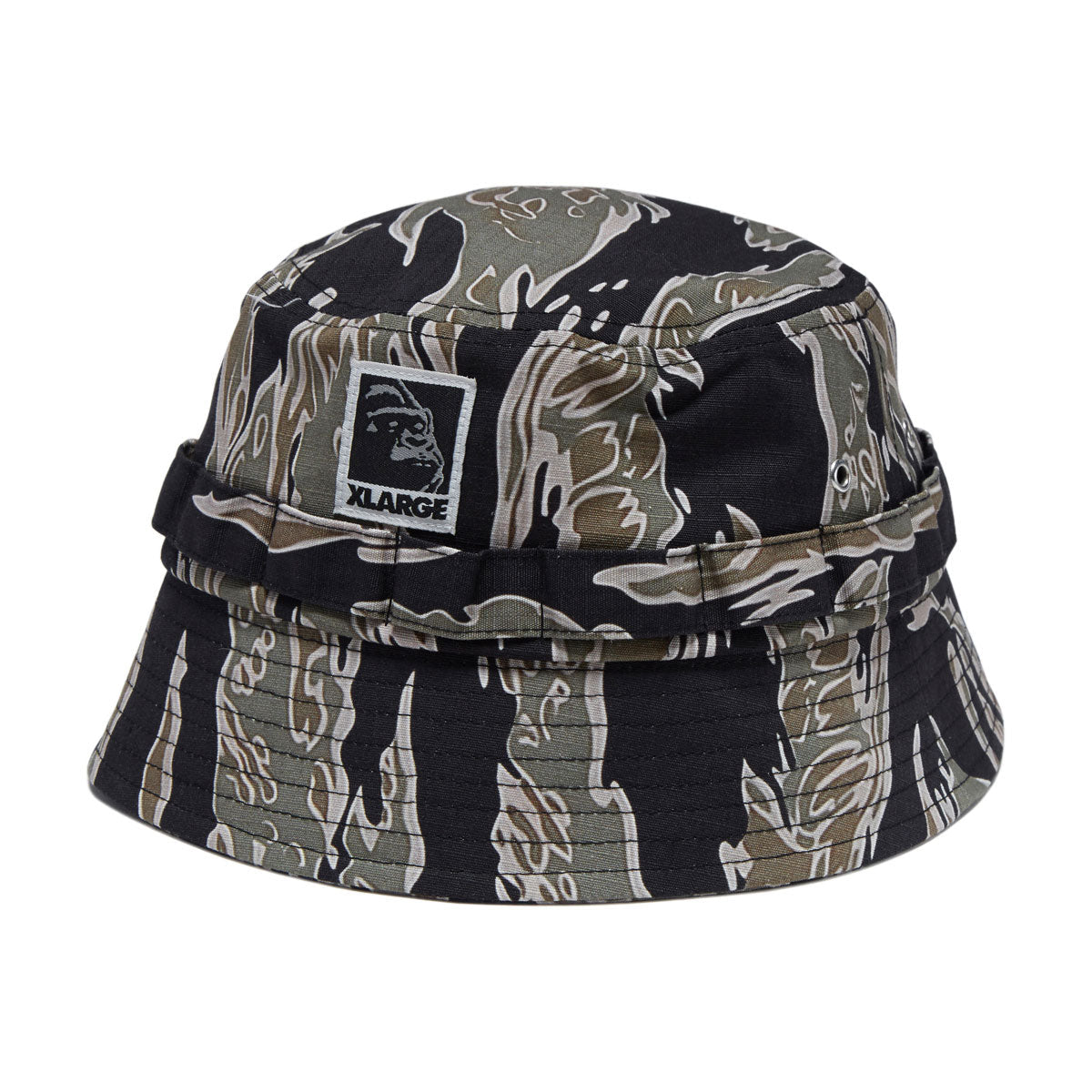 XLarge Ripstop Label Bucket Hat - Olive image 1