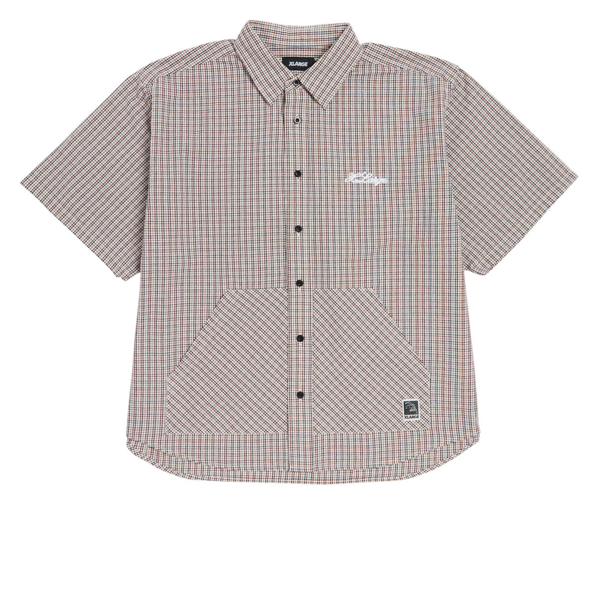 XLarge Check Double Sleeves Shirt - Beige image 1