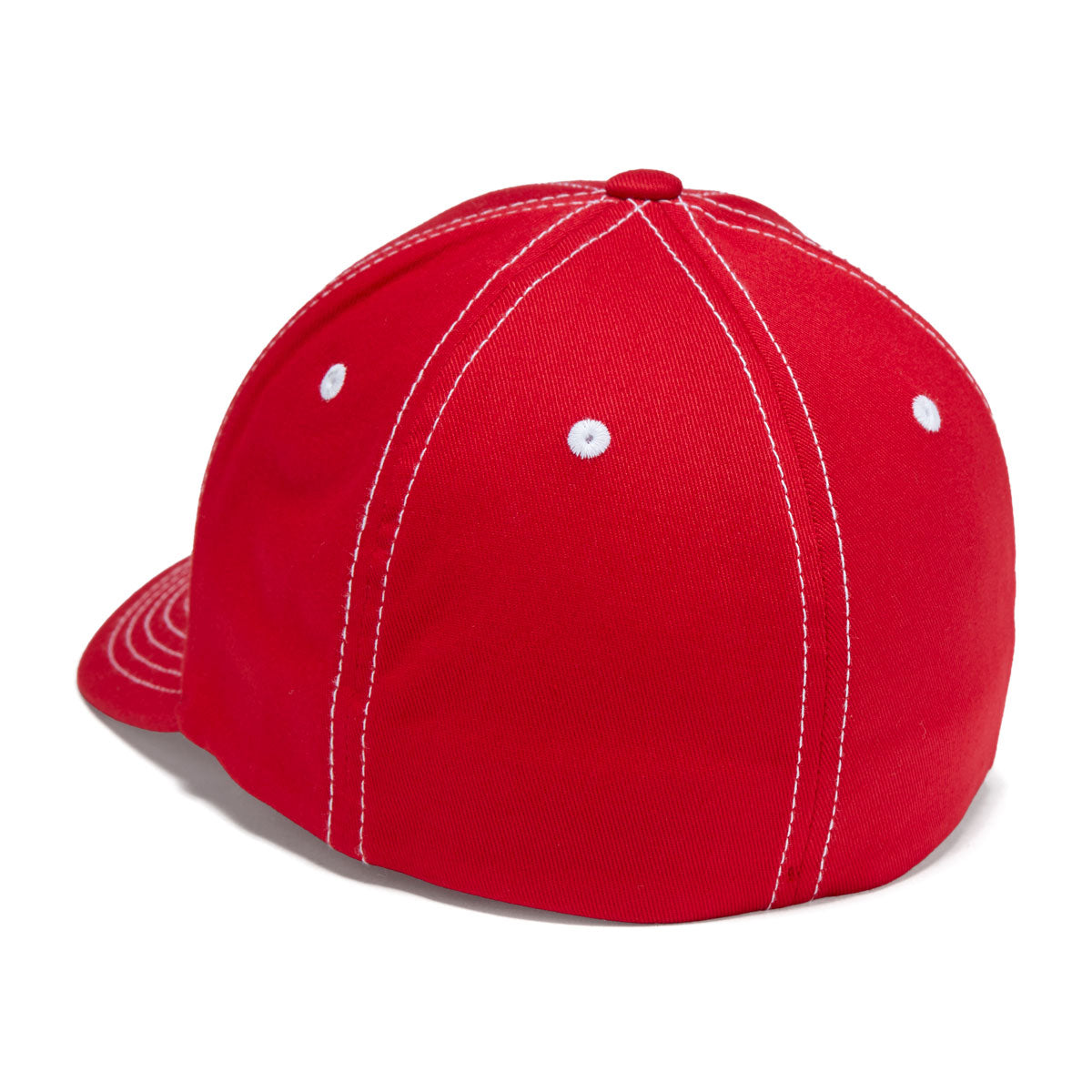 RDS OG Puffy Contrast Stitch Flexfit Hat - Red/White image 2