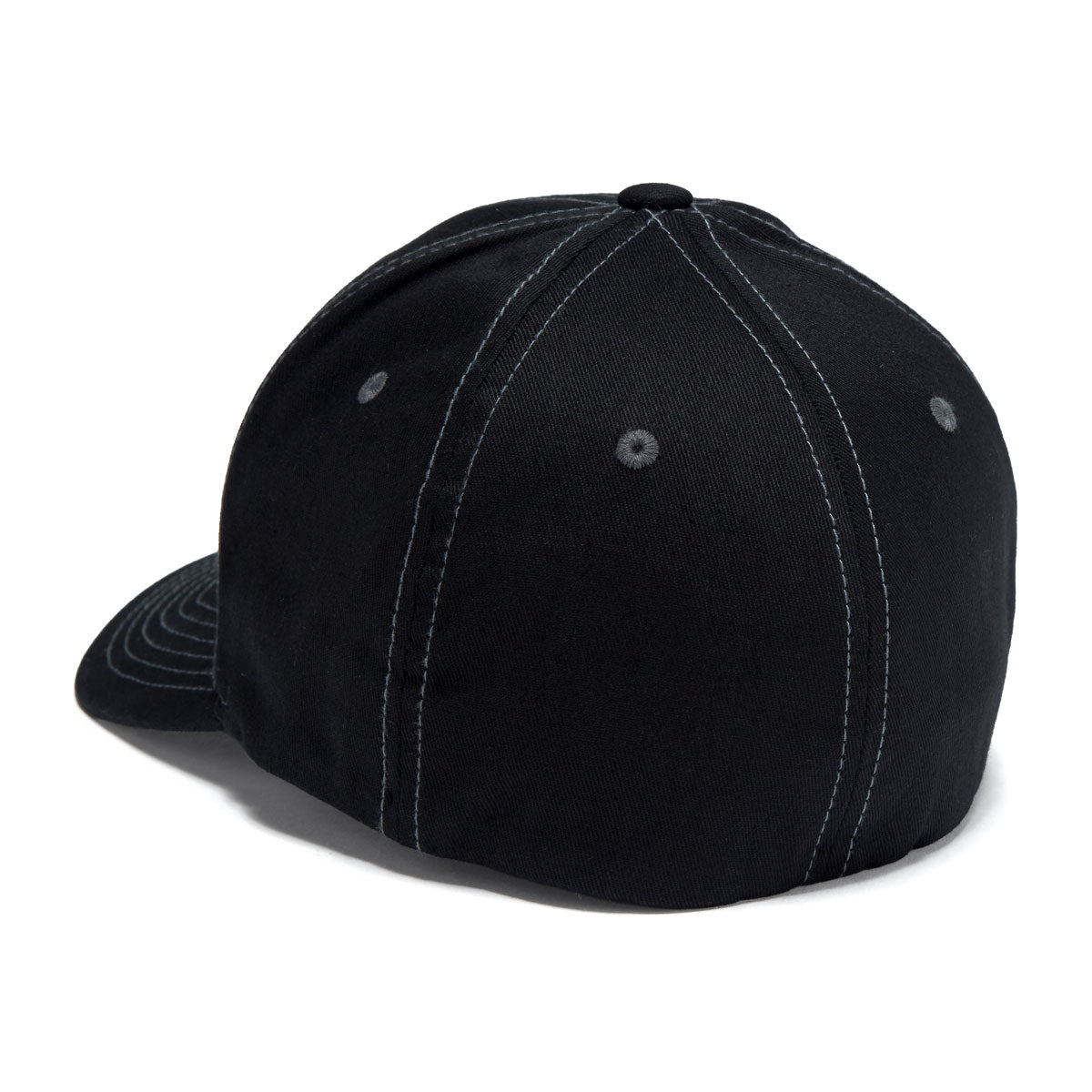RDS OG Puffy Contrast Stitch Flexfit Hat - Black/Grey image 2