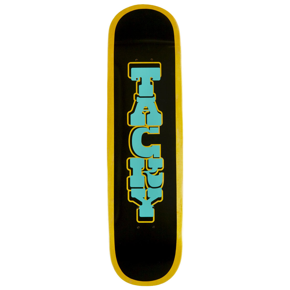 Tacky Joy Factory Stack Skateboard Deck - Brown/Yellow - 8.25
