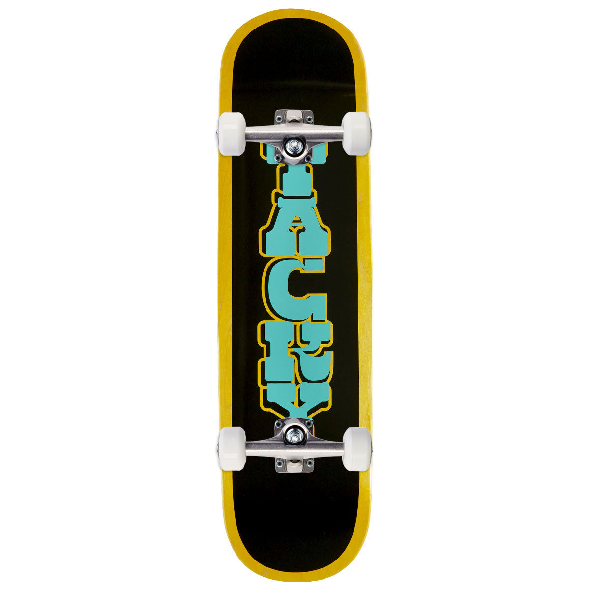Tacky Joy Factory Stack Skateboard Complete - Brown/Yellow - 8.25