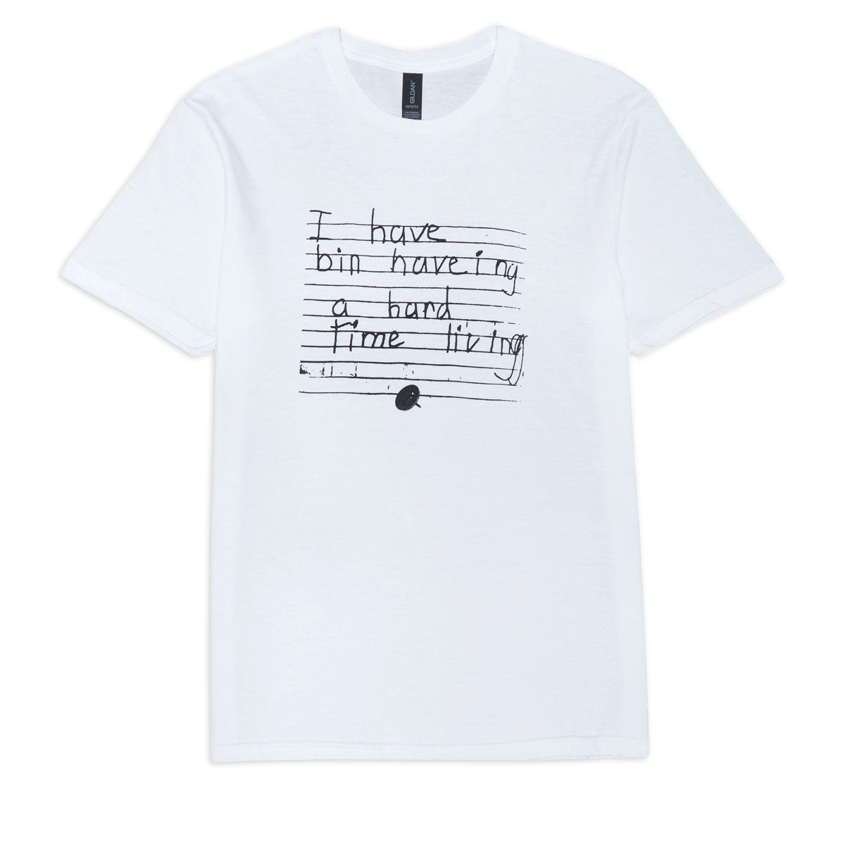 Tacky Joy Factory Hard Time T-Shirt - White image 1