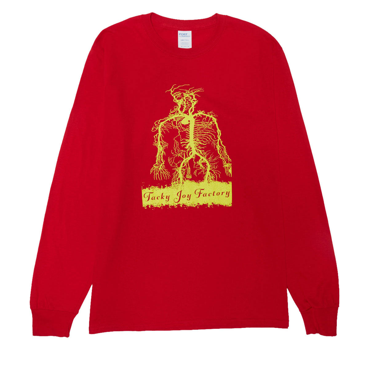 Tacky Joy Factory Vessels Long Sleeve T-Shirt - Red image 1