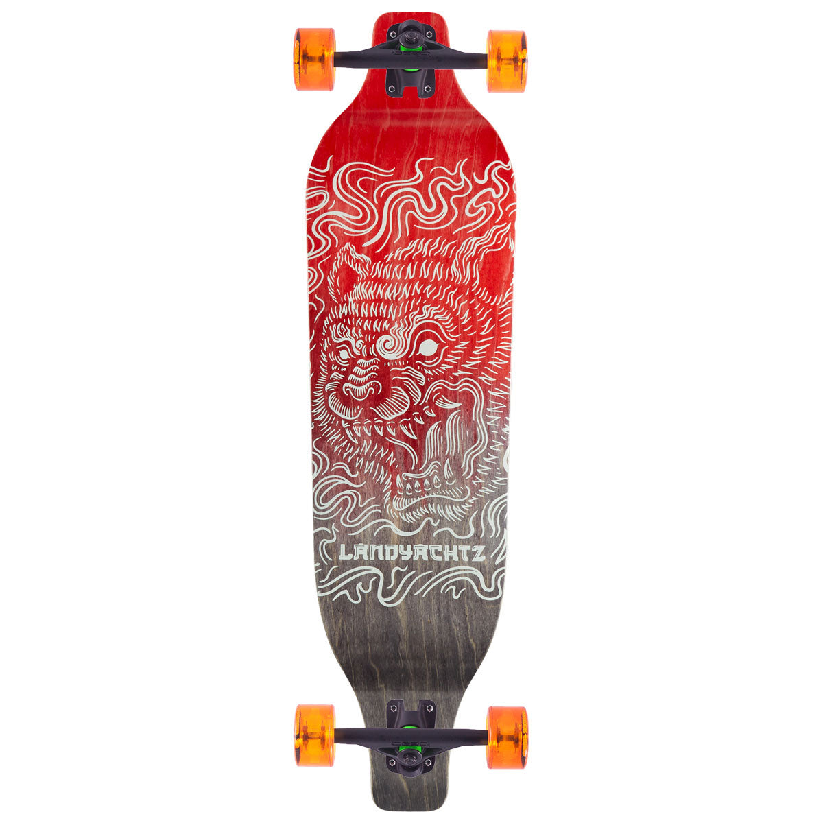 Landyachtz Evo 36 Bear Longboard Complete image 1