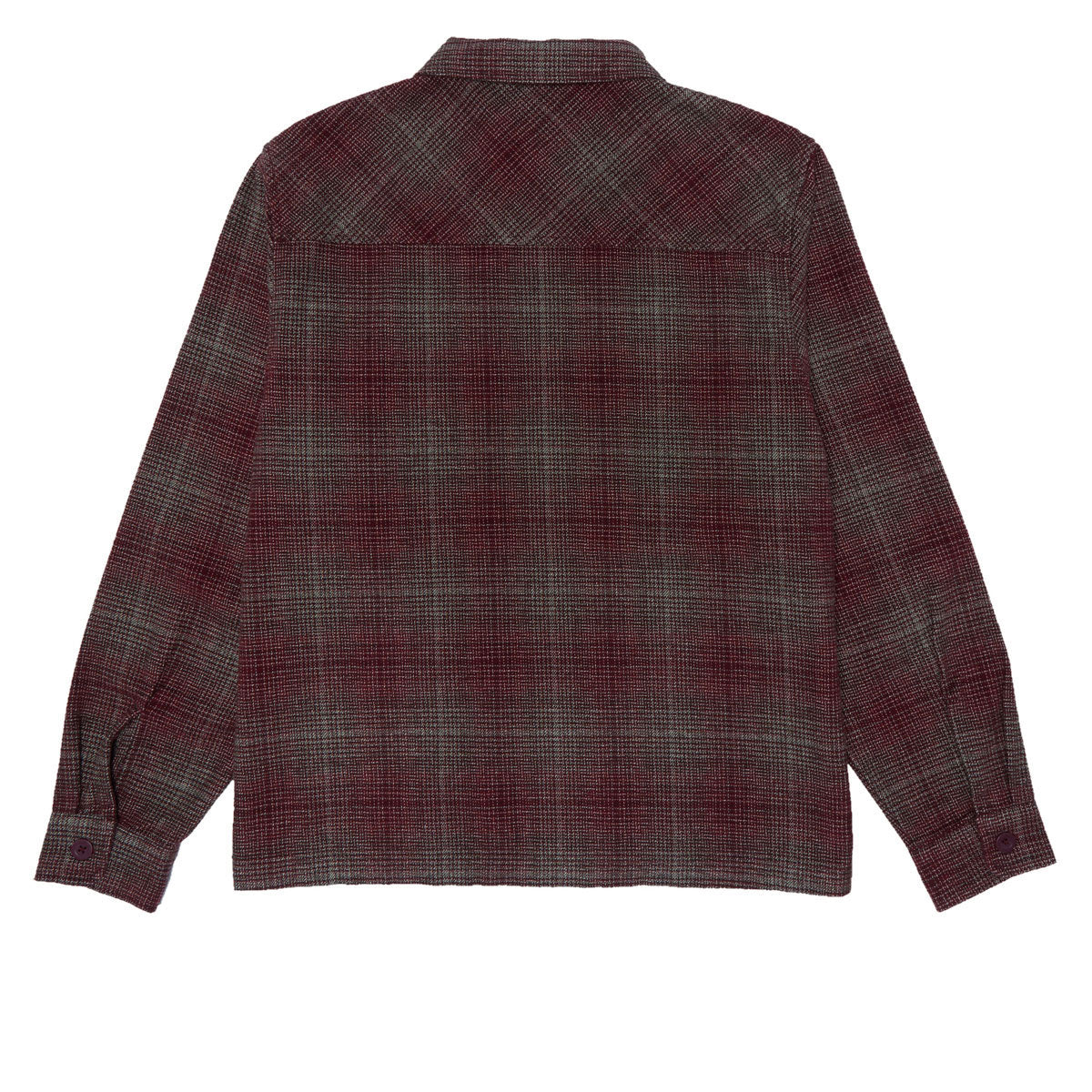 Quasi Grain Full Zip Shirt Jacket - Oxblood image 2