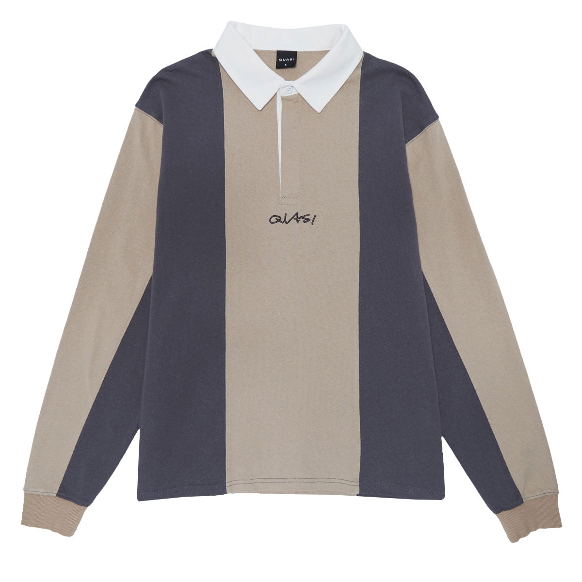 Quasi Ruck Long Sleeve Rubgy Shirt - Navy image 1