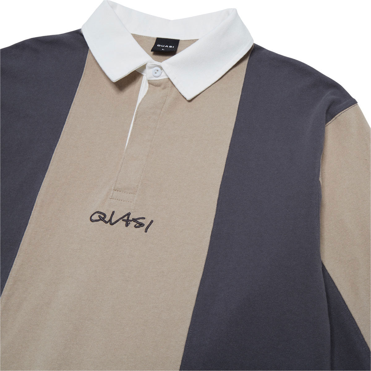 Quasi Ruck Long Sleeve Rubgy Shirt - Navy image 3