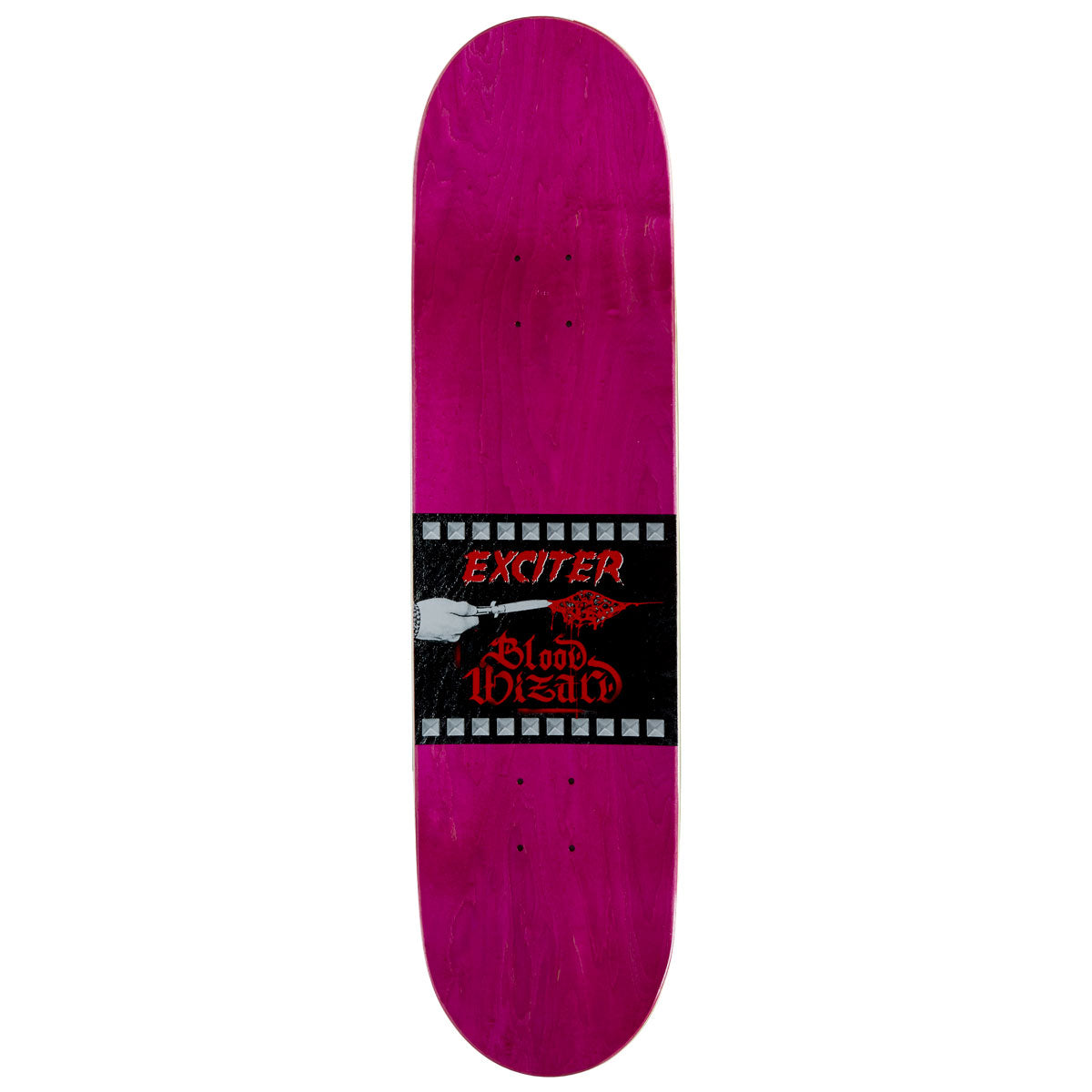 Blood Wizard Exciter Skateboard Complete - Black/White - 8.40