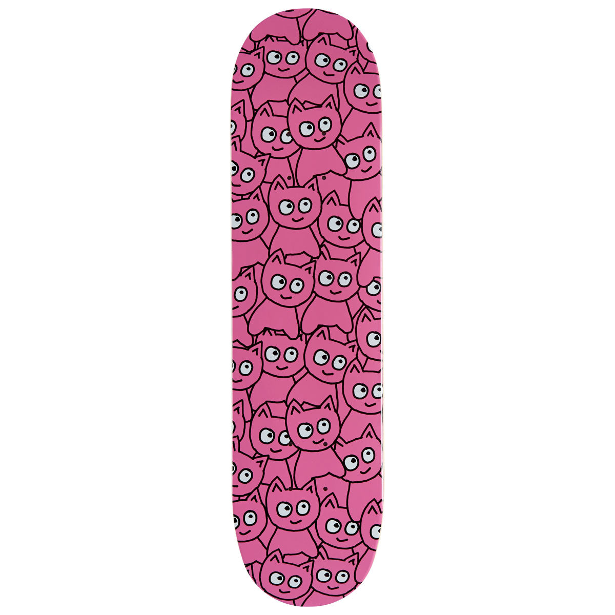 Meow Sticker Pile Skateboard Deck - Pink - 7.25